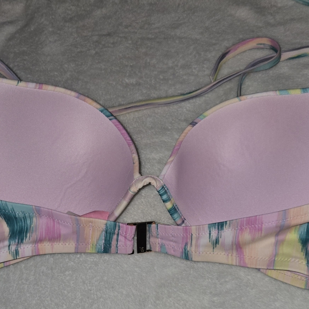 ❤️ Victoria's Secret Multicolor Bikini Sz 34D & M - Picture 11 of 15